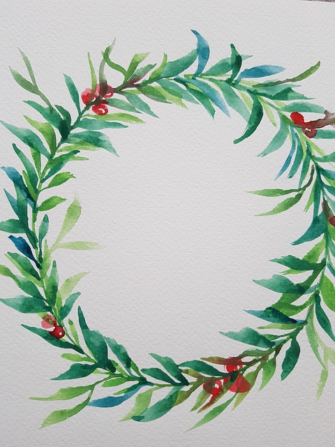 Free Wreath Christmas illustration and picture