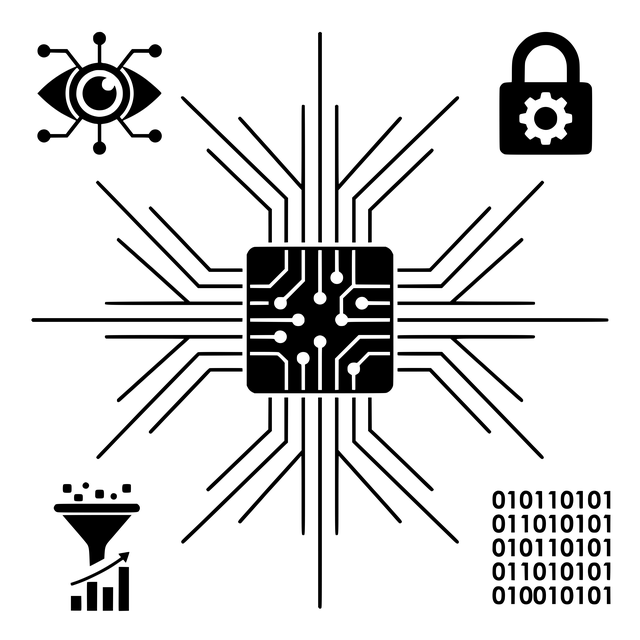 Processor, Chip, Kredsløb, Øje, Låse
