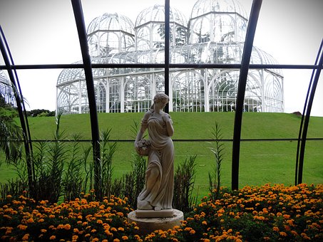 温室, 像, 植物園, 花, 庭, 庭の像, 中庭, 庭の手入れ, 自然
