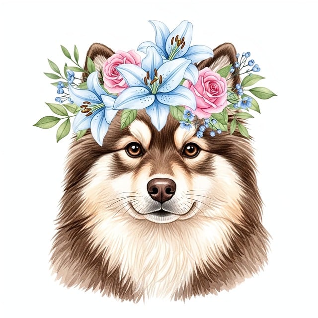 Download Cute Puppy, Cartoon Dog, Digital Illustration. Royalty-Free ...