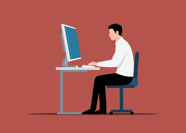 Free work computer office vector