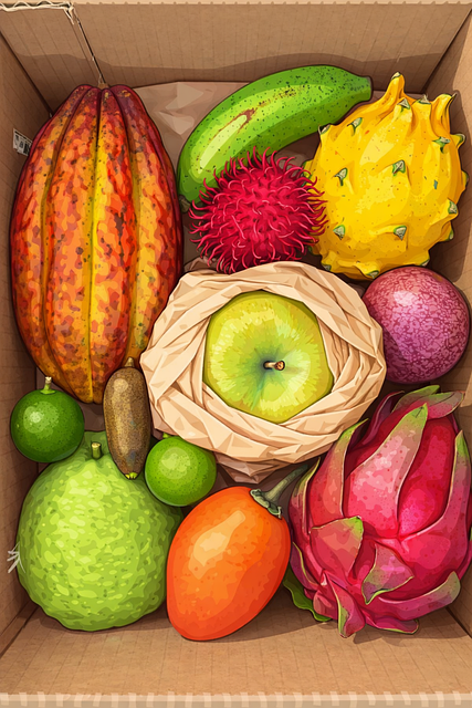 Free exotic fruit tropical fruits dragon fruit vector