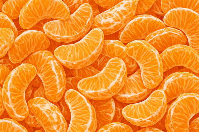 Free orange mandarin nature illustration