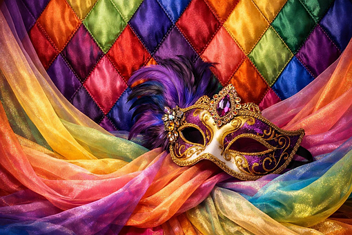 Karneval, Bunt, Maske, Party, Maskerade