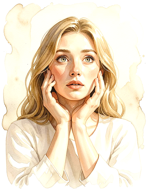 Free blonde girl female illustration
