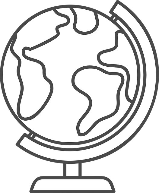 Glob, Continente, Alb-Negru, Geografie