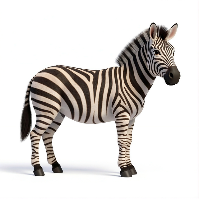 Free zebra striped zebra african wildlife illustration