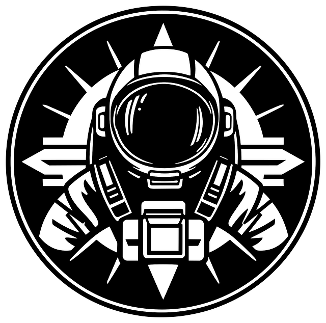 Free astronaut space cartoon illustration