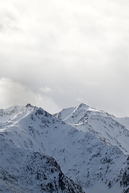 Bjerg, Landskab, Østrig, Alperne, Ski