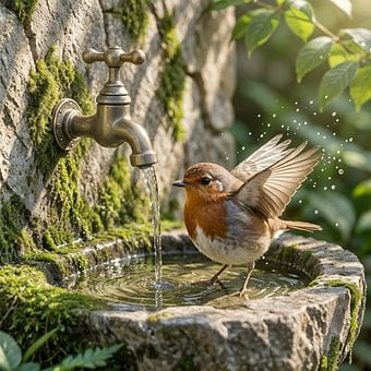 Free Robin Bird photo and picture