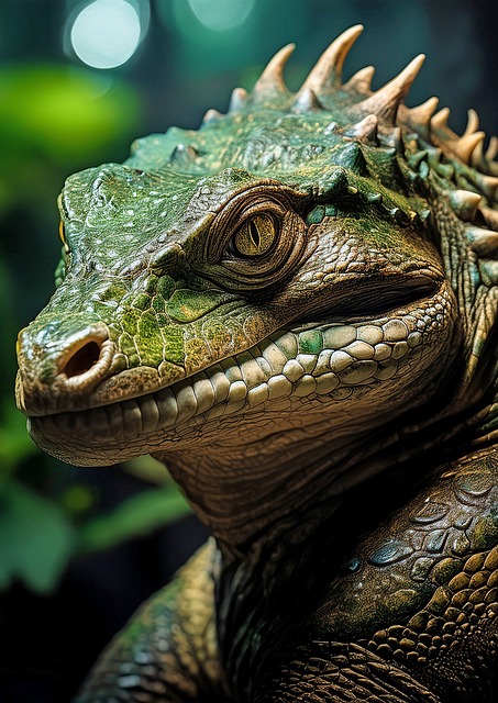 Om, Crocodil, Reptilă, Animal