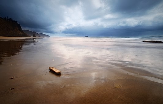 Plaża, Ocean, Morze, Krajobraz, Natura