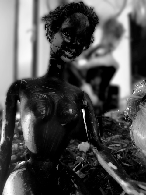 Muñeca, Blanco Y Negro, Plástico