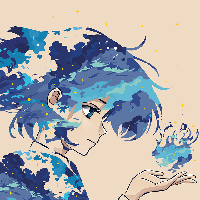Free Girl Anime vector and picture