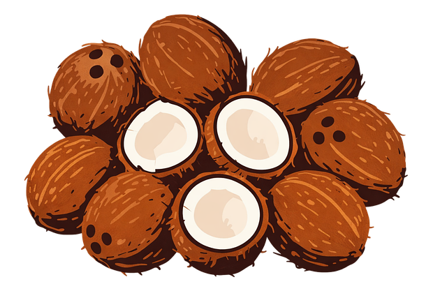 Free coconut coconuts tropical vector