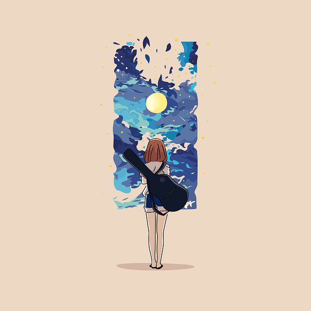 Free girl anime manga vector