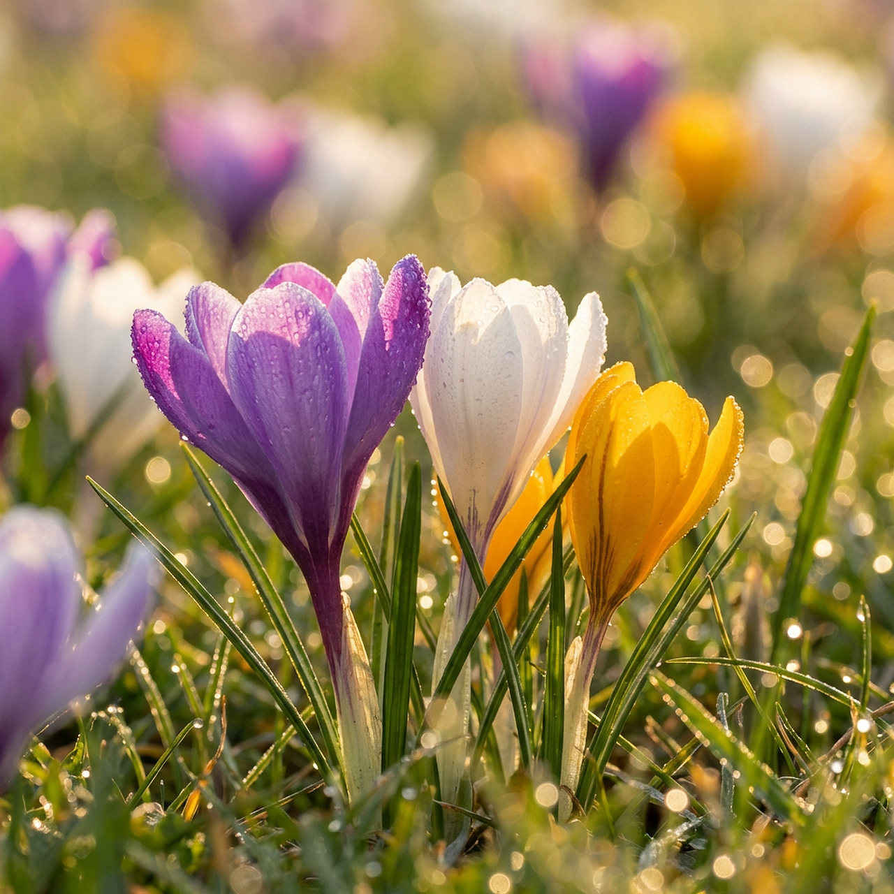 Download Crocuses, Nature, Flower. Royalty-Free Stock Illustration ...