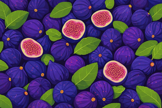 Free fig pattern fig background purple fig vector