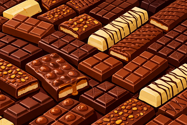 Free chocolate bars chocolate assortment dark chocolate vector