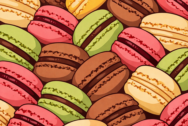 Free macaron macarons french dessert vector