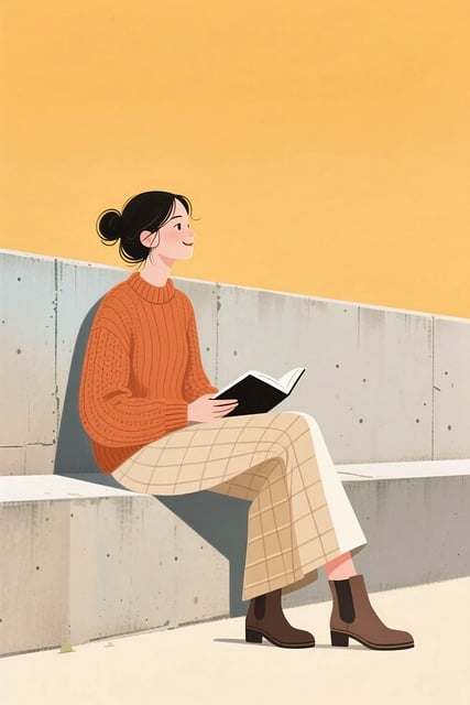 Free reading book woman illustration