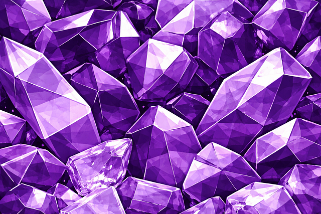 Amethyst Kristalle, Violetter Edelstein