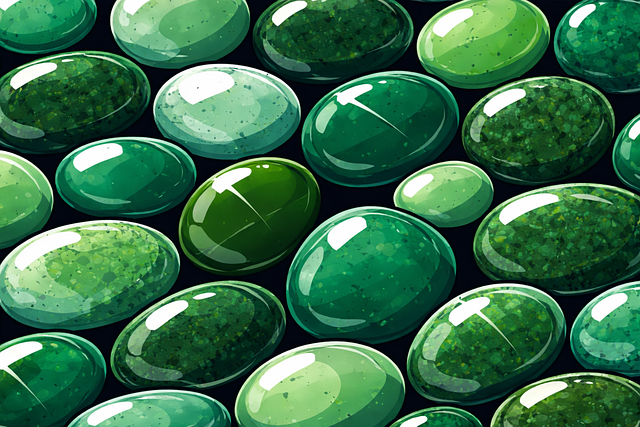 Free emerald stones green gemstones mineral pattern illustration