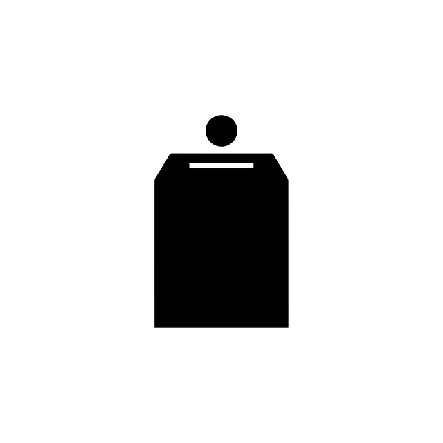 Free ballot box icon voting symbol vector election silhouette artwork vector