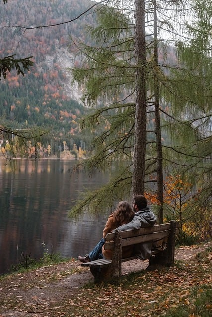 couple on bench, autumn romance, lakeside view, samsung wallpaper, mobile wallpaper, beautiful wallpaper, cozy moment, fall season, ipad wallpaper, nature love, phone wallpaper, scenic beauty, peaceful retreat, relationship goals, outdoor date, tranquil forest, serene landscape, lock screen wallpaper, wallpaper, background images, background, iphone wallpaper, 4k, pixabay, mobile wallpaper 4k, desktop wallpaper, desktop background