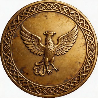 Free Coin Money ai generated image and illustration