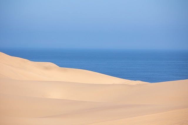 Deserto, Oceano, Areia, Namibia, Costa