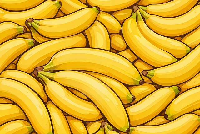 Free bananas fruit tropical illustration