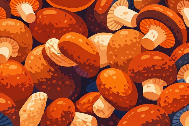 Free mushrooms edible mushrooms mushroom pattern vector
