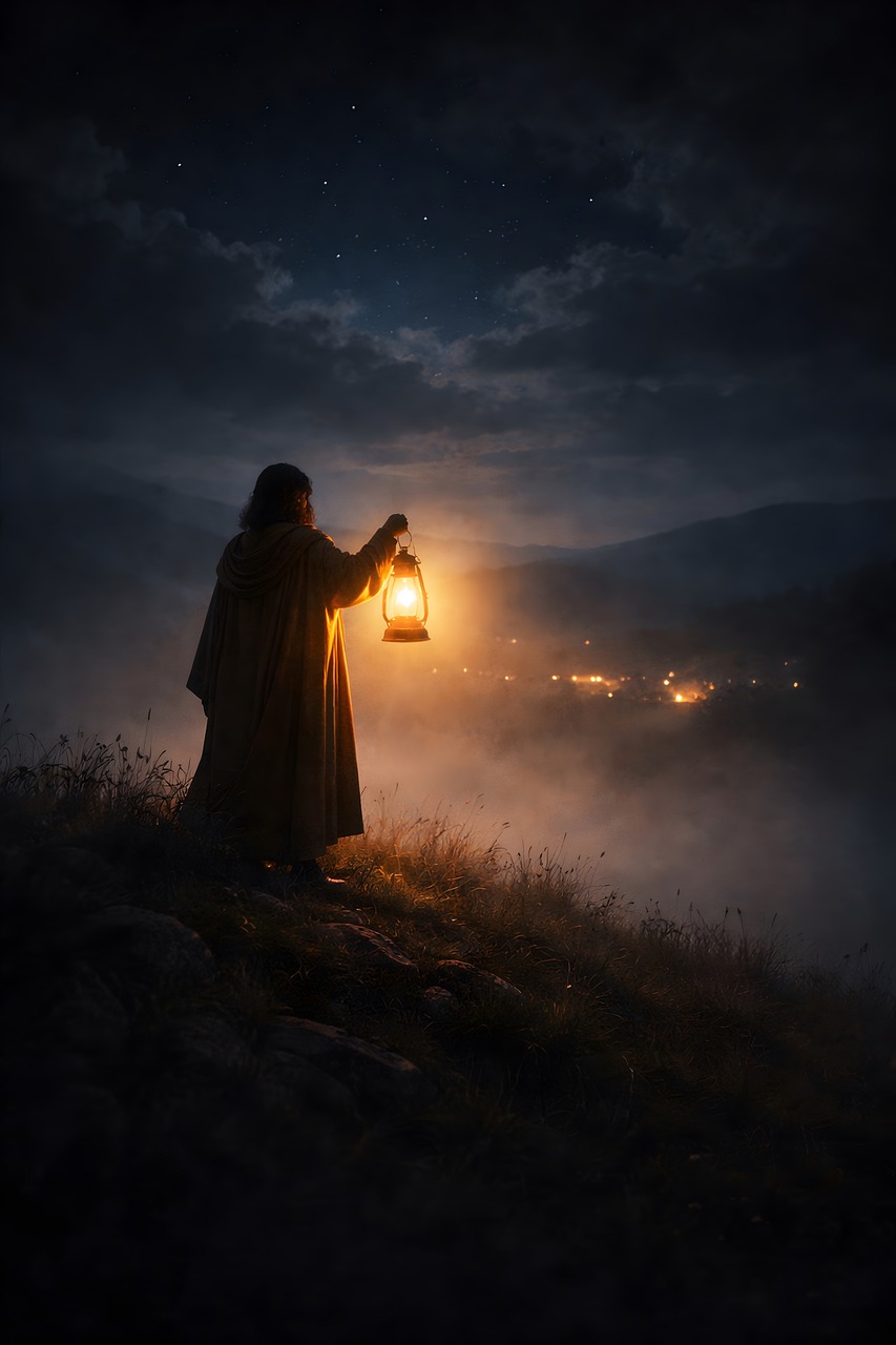 Download free HD stock image of Night Lantern Free night lantern light illustration