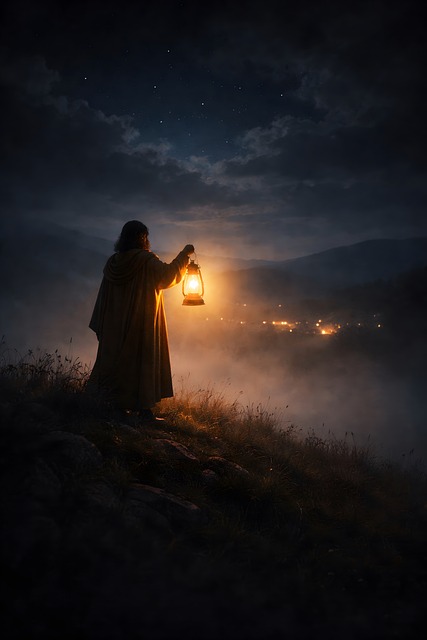 Free Night Lantern illustration and picture