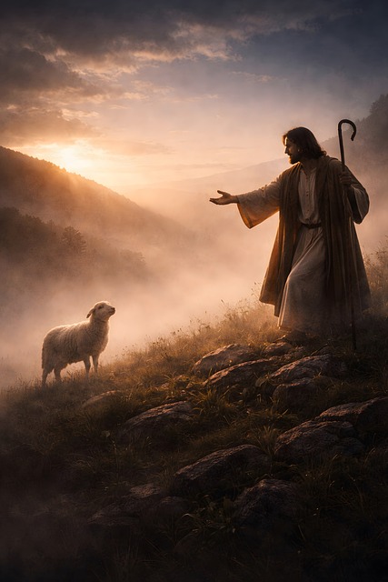 Free Shepherd Lamb illustration and picture
