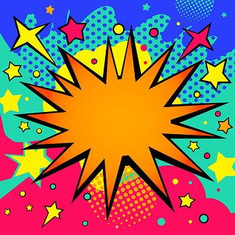 Free Comic Starburst illustration and picture