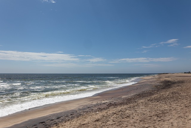 Praia, Oceano, Areia, Margem, Água