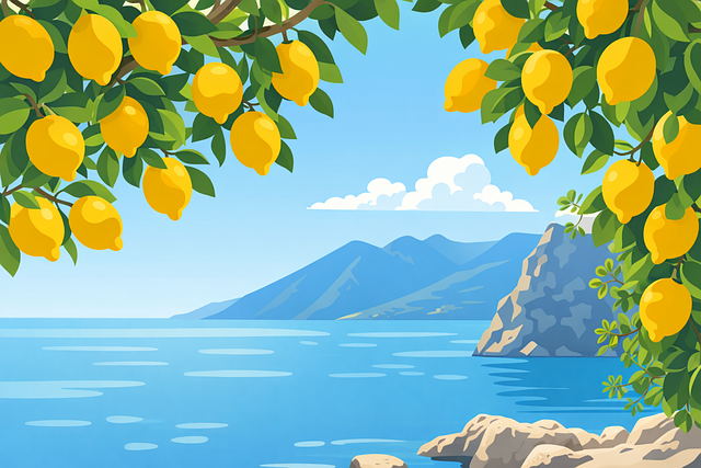 Free lemons lemon tree lemon branch vector