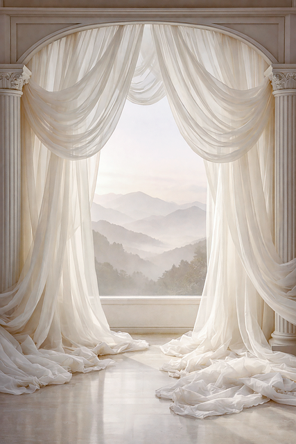 Free Curtains Interior illustration and picture