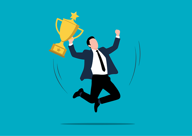 Free victory success trophy illustration