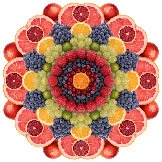 Mandala, Fruit, Eten, Aardbei, Yantra