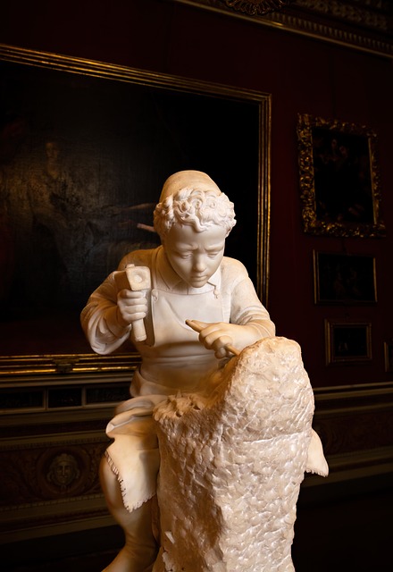 Escultura, Joven, Martillo