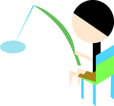 Free Fishing Fisherman illustration and picture
