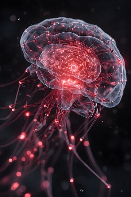 Free neural intelligence digital illustration