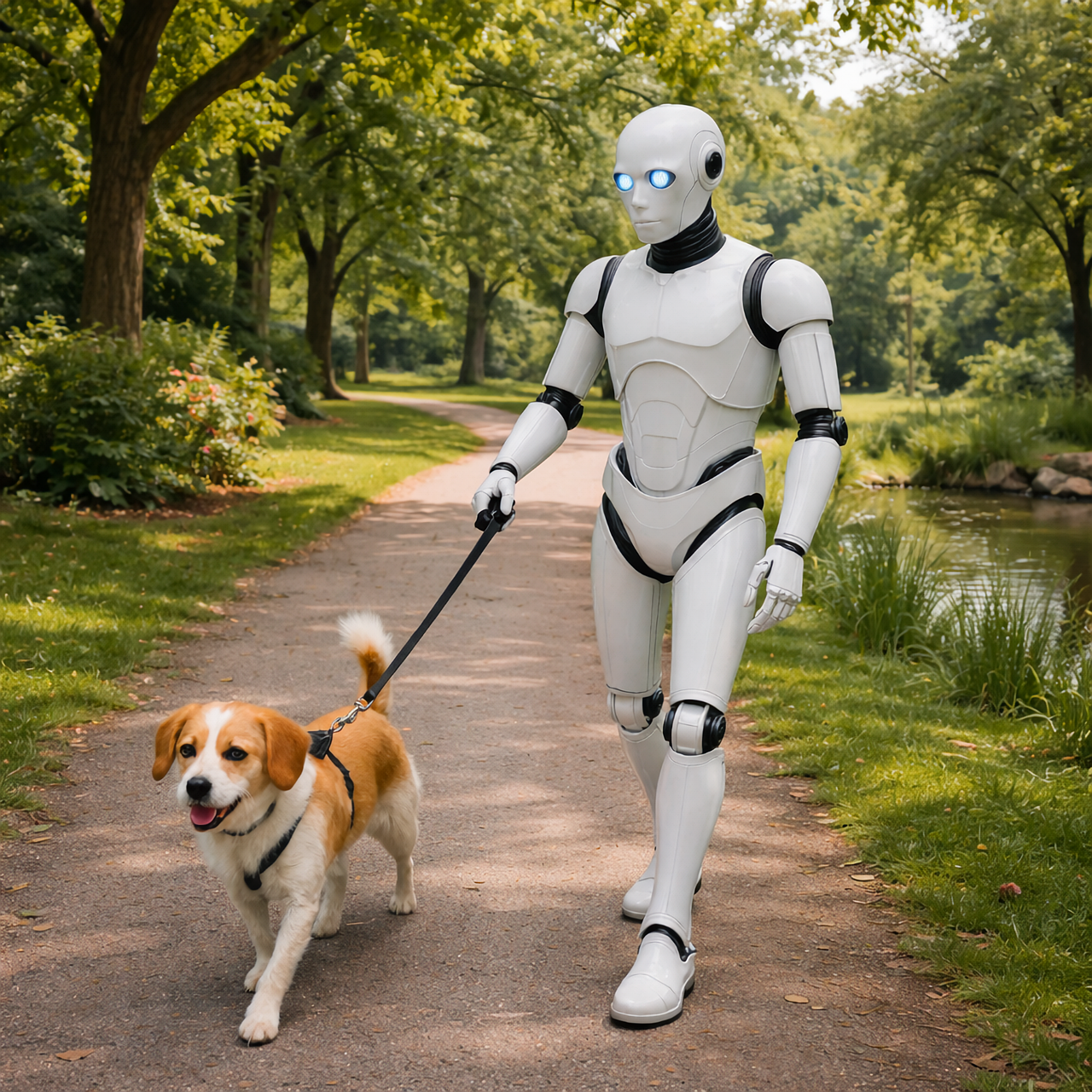 Download free HD stock image of Android Robot Free android robot dog illustration
