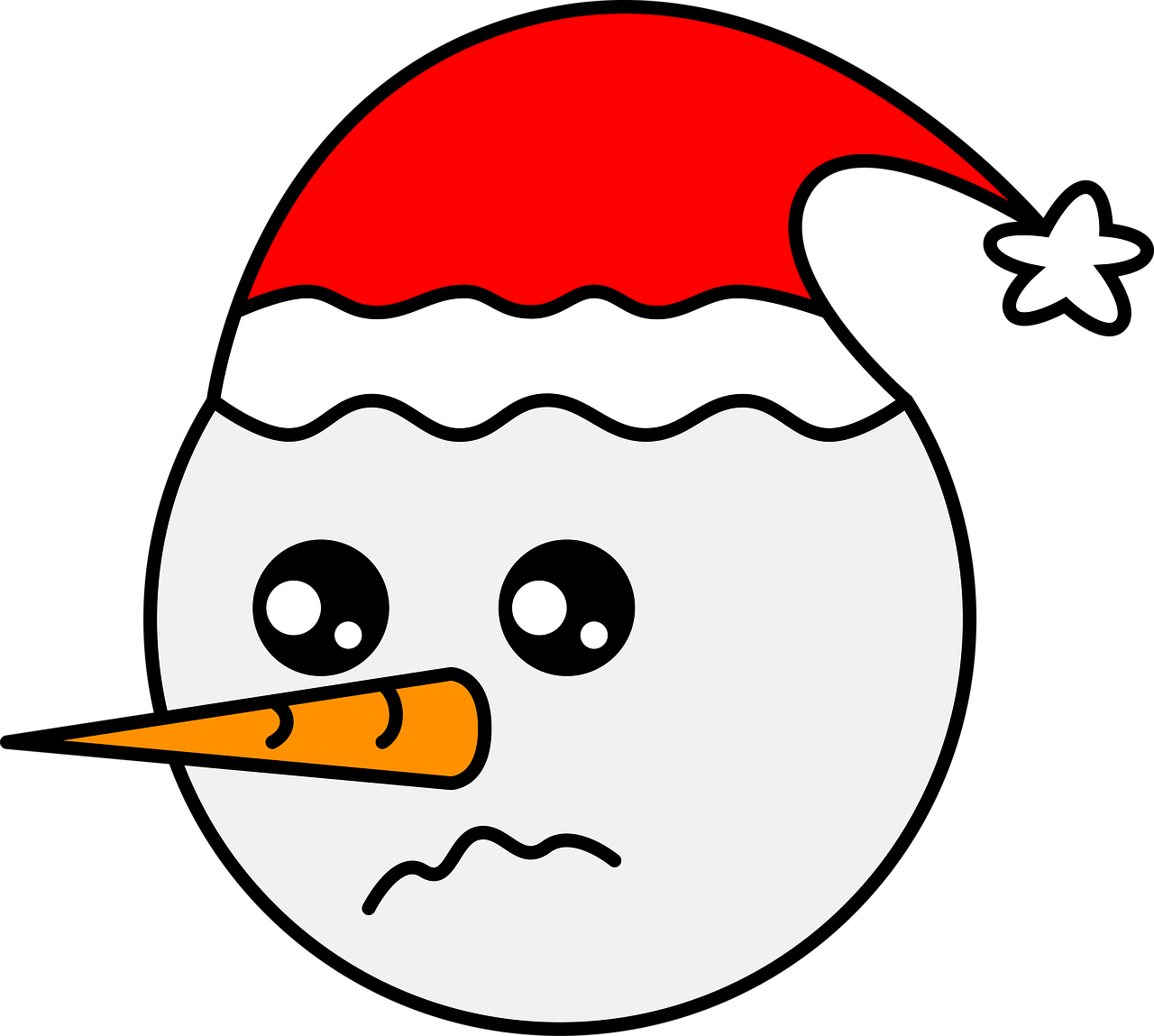 Download Snowman, Sad, Crying. Royalty-Free Stock Illustration Image ...