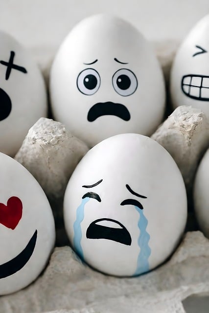 eggs, crying face, emotional, funny, drawn faces, easter, emotional expressions, sad expression, faces on eggs, carton, minimalist, anxious expression, decorative, symbolism, face patterns, artistic, cartoon faces, inner feelings, hand-drawn faces, egg shell