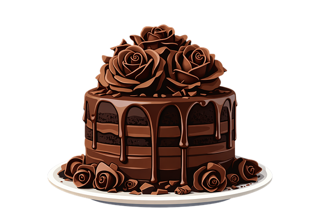 Free chocolate cake cake dessert illustration
