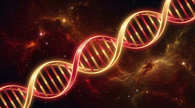 Download free HD stock image of Dna Helix Free dna helix cosmic illustration